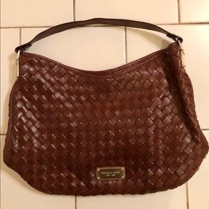 Michael Kora leather shoulder bag